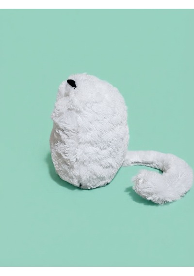 Pelul Oyuncak Obez Kedi 40 Cm Beyaz