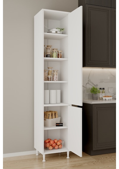 Aeka Ae-2028 Soft 2 Kapaklı Raflı Dar Yüksek Boy Banyo Çok Bölmeli Depolama Dolabı 40x180 Cm Çok Amaçlı Dolap Beyaz Aeka Ae-2028 Soft 2 Kapaklı Raflı Dar Yüksek Boy Banyo Çok Bölmeli Depolama Dolabı 40x180 Cm Çok Amaçlı Dolap Beyaz