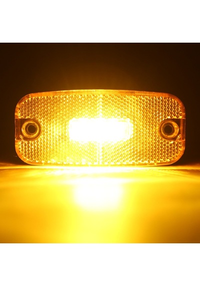 3 LEDLİ YAN SARI LAMBA 12V-24V TIR KAMYON DORSE KAMYONET OTOBÜS