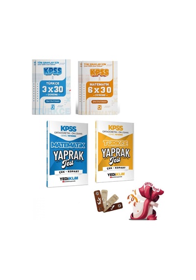 2026 Kpss Lise Ortaöğretim Ön Lisans Genel Yetenek Yaprak Test Ve