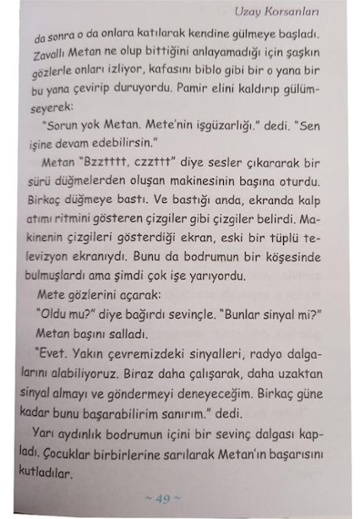 Uzay Maceraları 1 Paket 8 Kitap 3 Ve 4 Sınıf Okuma Kitabı 80 Sayfa Renkli Baskı Hikaye Kitap Seti
