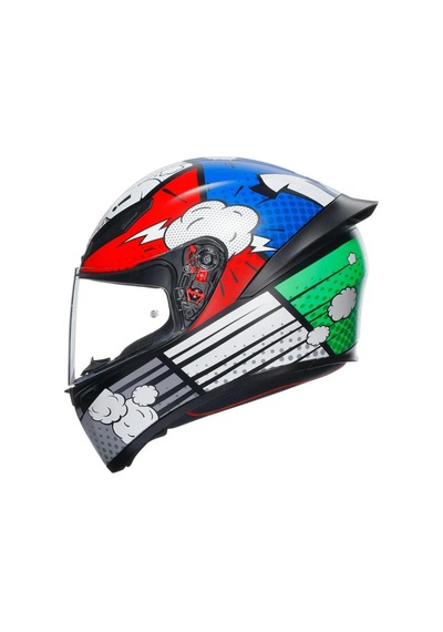 Agv Kask K1 S Bang Mat Italy Blue Renkli