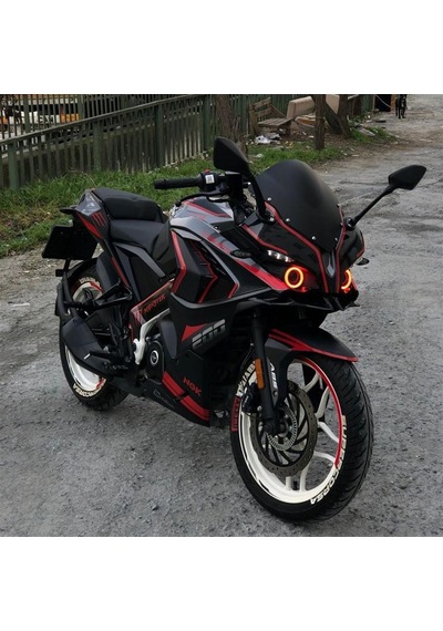 Bajaj Pulsar Rs200 Kırmızı Takım Sticker Modeli