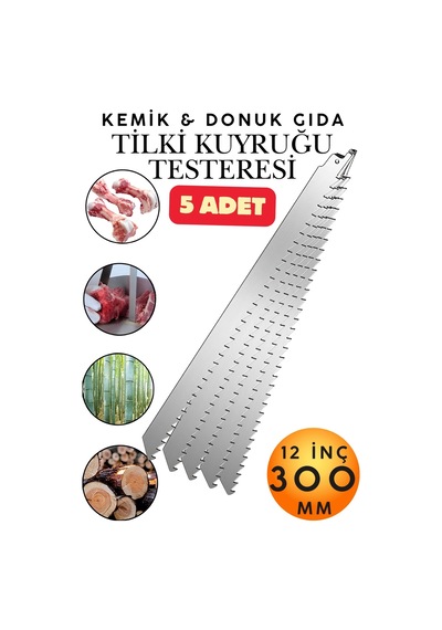 5 Adet 30 Cm 12 İnç Tilki Kuyruğu Testere Et Kemik Testeresi Bıçağı Paslanmaz Çelik Donuk Gıda Buz Ahşap Ağaç Bambu Kesme Testeresi Ucu 300 Mm Kasap Testeresi Kurbanlık Bıçağı Panter Testere 5 Adet 30 Cm 12 İnç Tilki Kuyruğu Testere Et Kemik Testeresi Bıçağı Paslanmaz Çelik Donuk Gıda Buz Ahşap Ağaç Bambu Kesme Testeresi Ucu 300 Mm Kasap Testeresi Kurbanlık Bıçağı Panter Testere