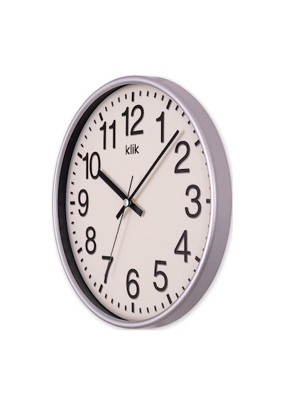 Venüs Gümüş Minimalist Duvar Saati Gümüş