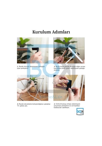 Box&Box Üç Bölmeli Çamaşır Sepeti Beyaz - Gri - Siyah