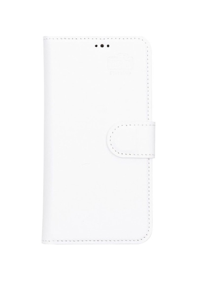 Apple Uyumlu  iPhone 13 Deri Cüzdanlı Kılıf F3 Beyaz
