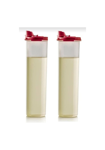 Yağdanlık Oval Kırmızı 2 Adet 1.1 Lt. Kırmızı
