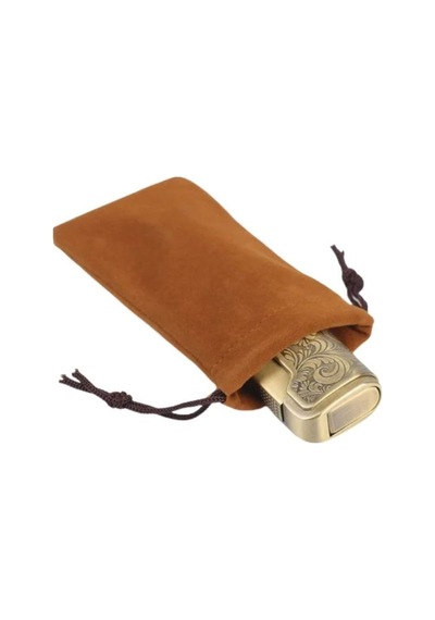 Conquistador 1li Torch İşlemeli Antik Altın Metal Puro Çakmağı 8009ct
