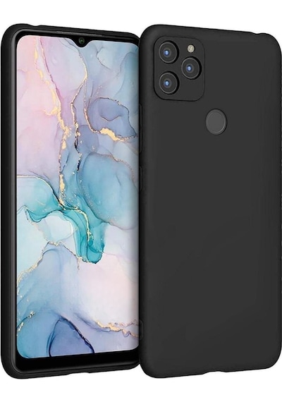 General Mobile GM 21 Uyumlu Silikon Kılıf - Esnek Tam Koruma Pastel Renk Kapak - Siyah