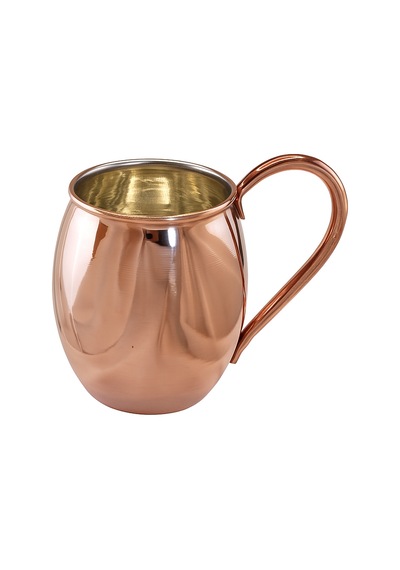 Cuvesta Modern El Yapımı Klasik Bakır Bardak 8x10cm