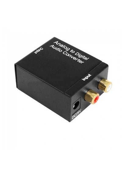 Rca To Optik Toslink Çevirici Analogdan Dijitale Ses Dönüştürücü