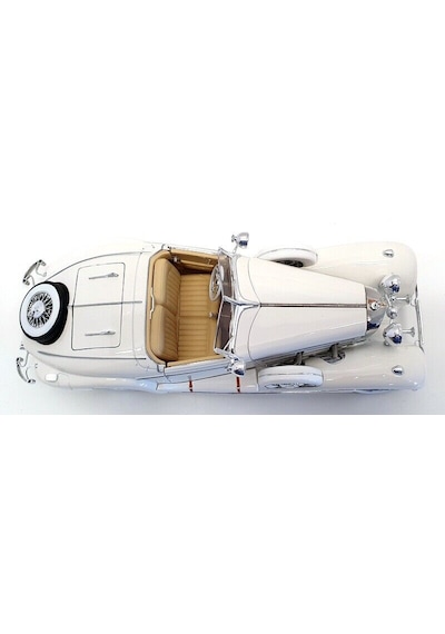 1:18 Ölçek Maisto 1936 Mercedes Benz 500 K Diecast Metal Minyatür Model Araba 25cm