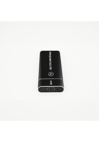 NPO DK02 NVMe M.2 USB-A Type-C Kablolu Taşınabilir Harici SSD Boş Kutu