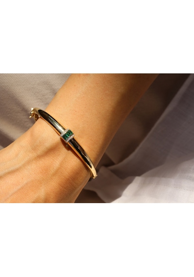 Reis Kuyumculuk T13032 Grassy Bangle Altın Bilezik