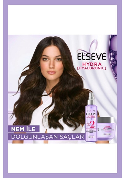 Elseve Hydra Hyaluronic 72 Saat Nem Ile Dolgunlaştıran Maske 300ml Ve Nem Ile Dolgunlaştıran Serum 150ml
