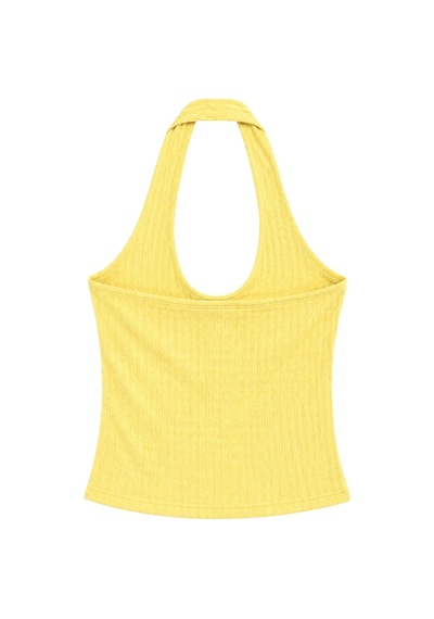 Vadon 1010 Kadın Bürümcük Dokulu Halter Yaka Crop Atlet Bol Paça Pantolon Takım Terayağı Sarısı Tereyağı Sarısı Vadon 1010 Kadın Bürümcük Dokulu Halter Yaka Crop Atlet Bol Paça Pantolon Takım Terayağı Sarısı Tereyağı Sarısı