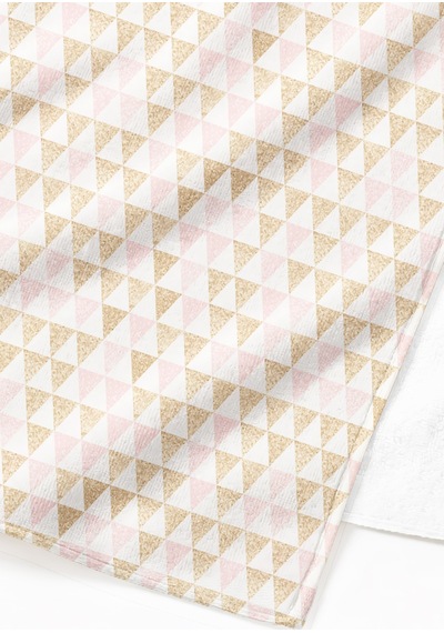 Geometrik Üçgen Modern Plaj Havlusu-pudra Bej Minimalist Havuz Deniz Hızlı Kuruyan Mikrofiber Havlu Kumlu Esinti