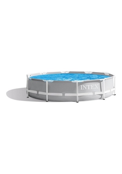 Intex 3.05X76cm Prism Frame Premium Pool - Bahçe Yuvarlak Havuz Çok Renkli