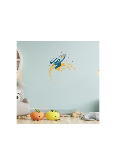 Çocuk Odası Duvar Sticker Mars'a Yolculuk