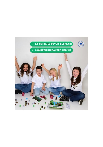 Macera Mıknatıslı Manyetik Blok Seti 128 Parça 2.5cm Büyük Boy Manyetik Lego Zeka Geliştirici Eğitici Stem Oyuncak Montessori Mıknatıslı Oyuncak 3+ Yaş