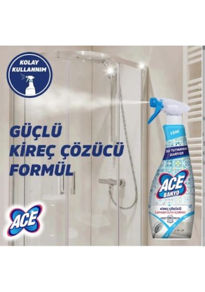 Ace Ultra Köpük Çamaşır İçermez Banyo 700ml Kireç Çözücü Tekli