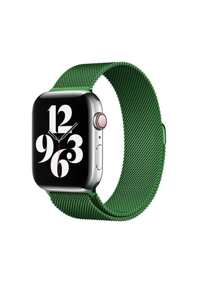 Newface Apple Watch 38mm Metal Mıknatıslı Kordon - Yeşil
