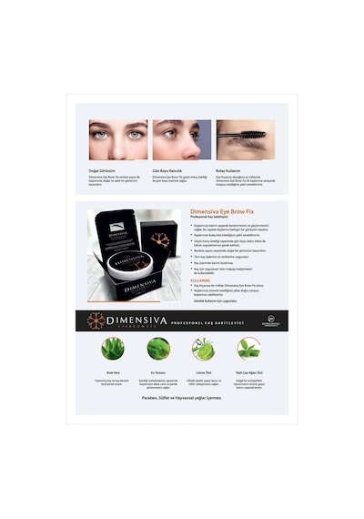 Dimensiva Eyebrow Fix Profesyonel Kaş Sabitleyici