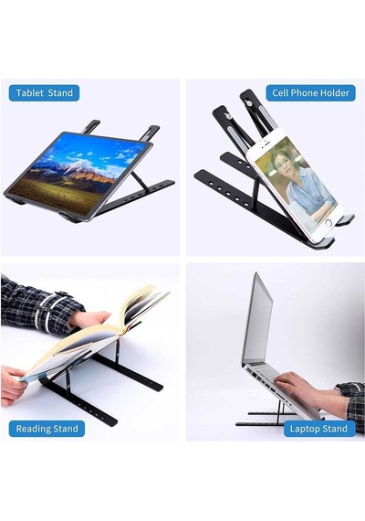 Zore F1 Ayarlanabilir Tablet Laptop Standı Gümüş