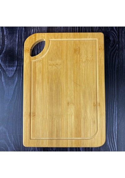 Deconox Bambu Kesme Tahtası Antibakteriel Yıkanabilir Doğrama Tahtası Dikdörtgen 34x24cm - B.ek-163 Diğer