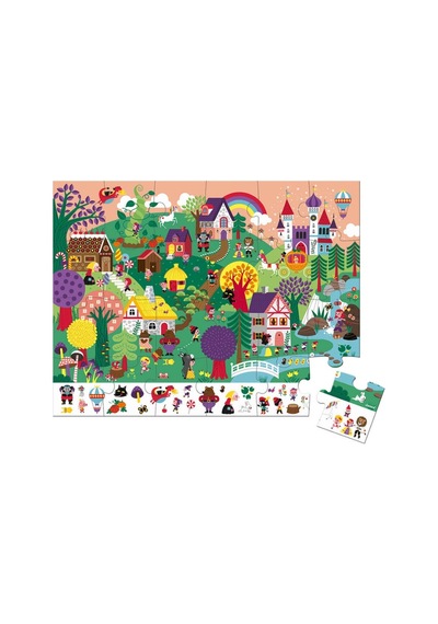 Janod 24 Parça Çantalı Puzzle Ve Bulmaca Masal
