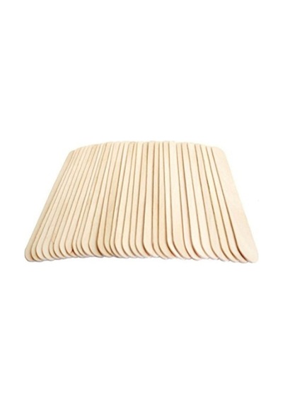 Ahşap Dil Basma Çubuğu Abeslang Naturel 50 Li Paket 150x18 Mm Çx