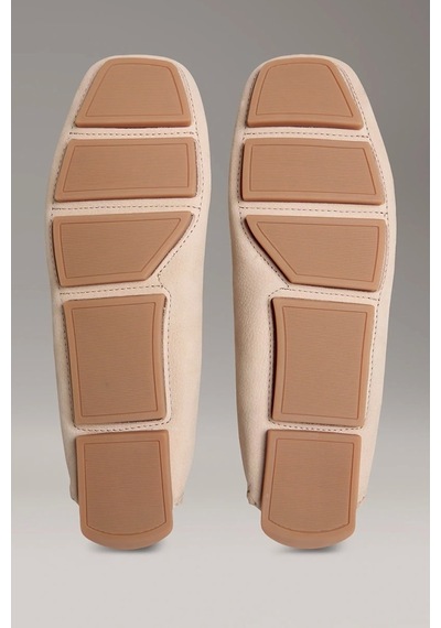 Calvin Klein Nubuk Penny Driver Erkek Bej Sneaker Hm0hm01866-ace Bej