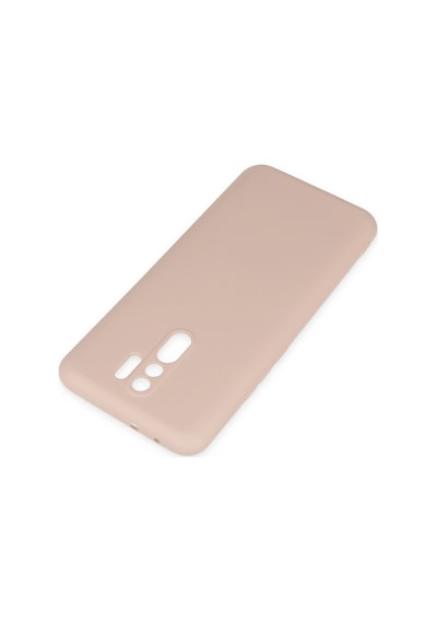 Xiaomi Redmi 9 Uyumlu Kılıf Nano İçi Kadife Silikon - Pudra