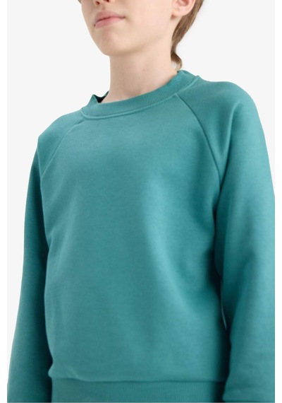 Defacto Bisiklet Yaka Basic Düz Okul Sweatshirt Erkek Çocuk E8415A825AU Yeşil Defacto Bisiklet Yaka Basic Düz Okul Sweatshirt Erkek Çocuk E8415A825AU Yeşil
