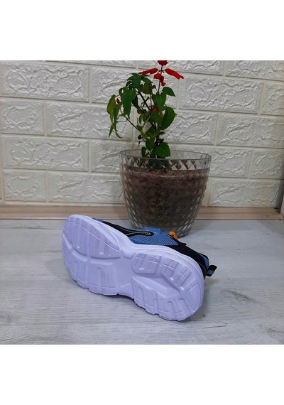 M.p. One 3222 Mavi Cırtlı Hafif Erkek Çocuk Spor Ayakkabı 001