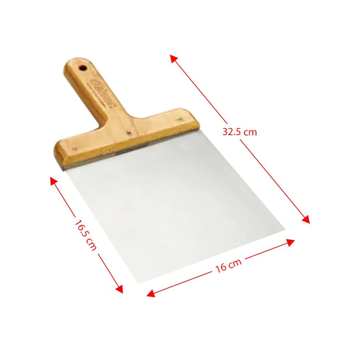 Dekor 055 Ahşap Saplı Macun Küreği 16 Cm Standart Model