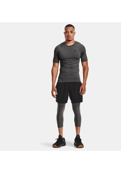 Under Armour Erkek HeatgearArmour Kısa Kollu 1361518-090 Gri