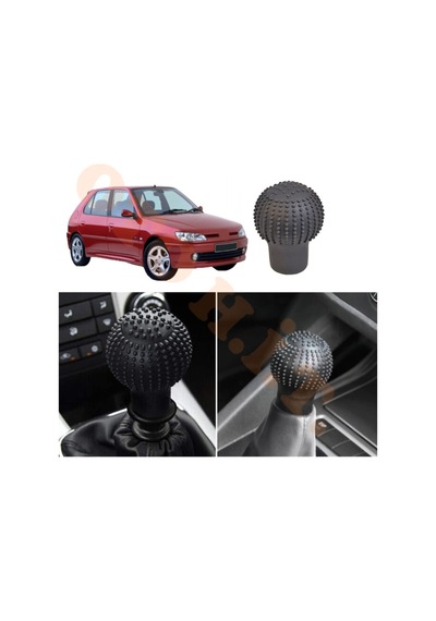 Peugeot 306 Manuel Uyumlu Vites Kılıfı Masajlı Mat Siyah