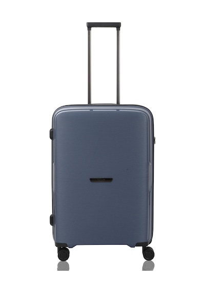 Baggaj V2408 Policarbon Valiz Siyah Set Blue