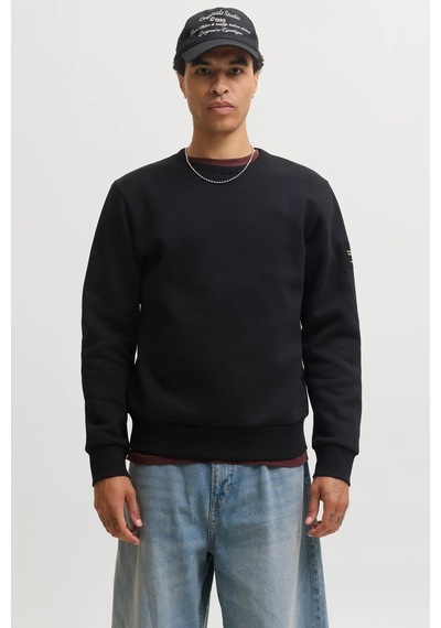 Jack & Jones Jjcleveland Erkek Sweatshirt Siyah