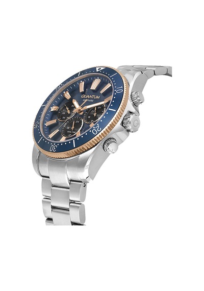 Quantum Quartz Erkek Kol Saati Pwg1142s.590 Altın - Mavi