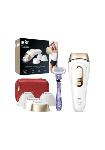 Silk Expert Pro 5 Pl5387 400.000 Atımlı, 4 Başlıklı Yeni Nesil Ipl + Tasarım Çanta