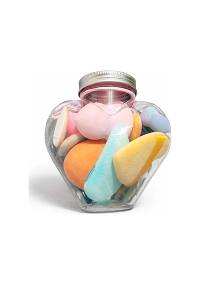 Tr 10 Adet Profesyonel Makyaj Süngeri Seti,fondöten, Kapatıcı, Kontür Ve Allık İçin Beauty Blender Süngerleri,