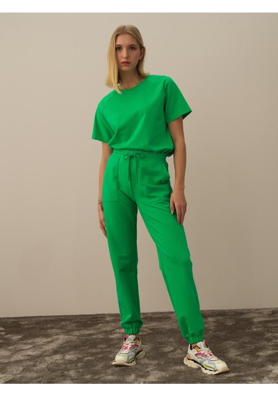 Xint Yeşil Regular Fit Pamuklu Sweat Pantolon 470416
