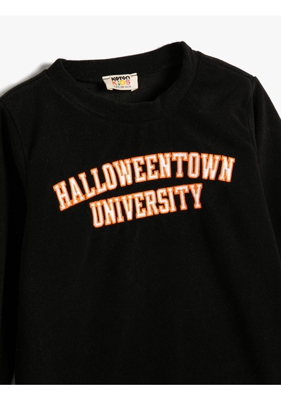Koton Sweatshirt Cadılar Bayramı Temalı İşlemeli Uzun Kollu Bisiklet Yaka Şardonlu Siyah 4wkb10637tk Siyah Koton Sweatshirt Cadılar Bayramı Temalı İşlemeli Uzun Kollu Bisiklet Yaka Şardonlu Siyah 4wkb10637tk Siyah