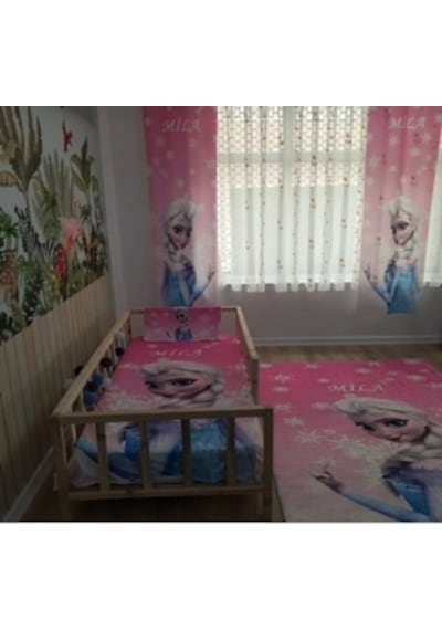 Dijital Baskı Elsa Tek Kişilik Nevresim Takımı