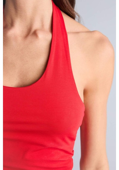 Defacto Slım Fıt Halter Yaka Atlet F6279ax26smrd117 Kırmızı-rd117