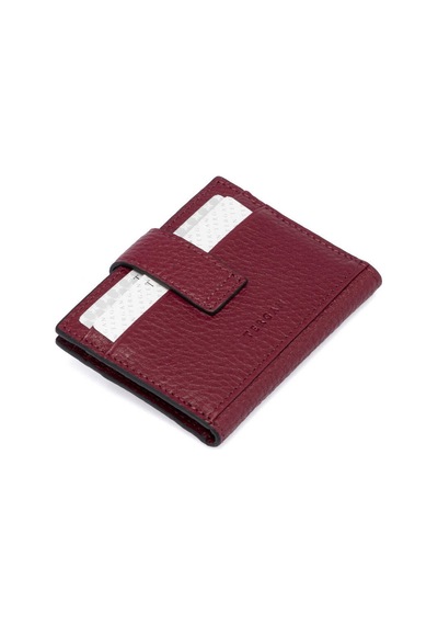 Tergan Bordo Deri Erkek Kredi Kartlık - S1kk00001617-m71 Bordo