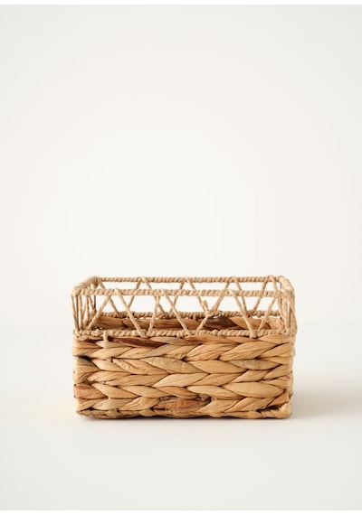 Bella Maison Vesna Dekoratif Sepet Naturel 25x18x14 Cm Ekru